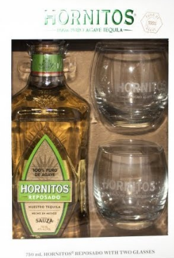 Sauza Hornitos Reposado Tequila W/2 Rock Glass - CaskCartel.com