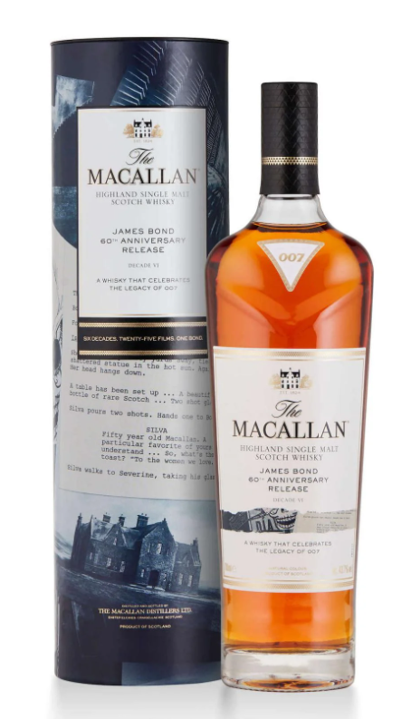 Macallan James Bond Series 60th Anniversary Decade VI Highland Single Malt Scotch Whisky at CaskCartel.com