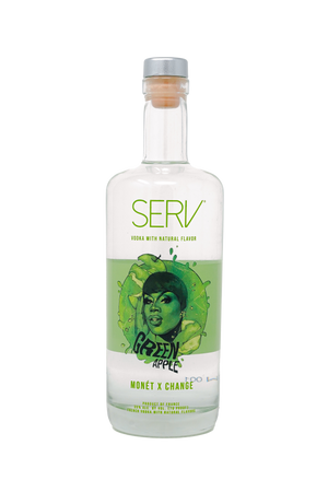SERV With Natural Flavor Green Apple Monet X Change Vodka at CaskCartel.com