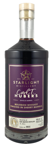 Huber's Starlight Distillery Bourbon Finished in Sherry Barrel Limited Release Whiskey at CaskCartel.com