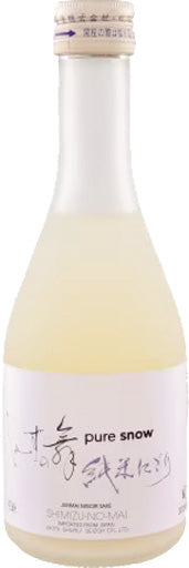 Shimizu No Mai Pure Snow Junmai Nigori Sake | 300ML at CaskCartel.com