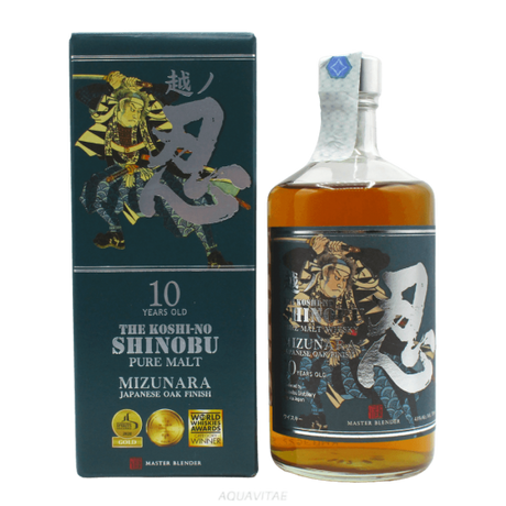 The Koshi-No Shinobu 10 Year Old Pure Malt Mizunara Oak Finish Whisky | 700ML at CaskCartel.com