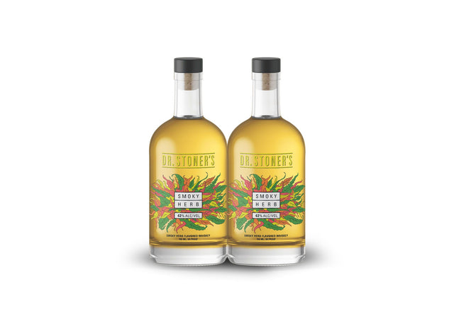 [BUY] Dr. Stoner's Smoky Herb Whiskey (2) Bottle Bundle at CaskCartel.com -1