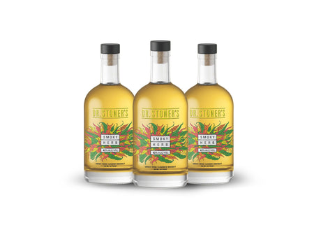 [BUY] Dr. Stoner's Smoky Herb Whiskey (3) Bottle Bundle at CaskCartel.com -1