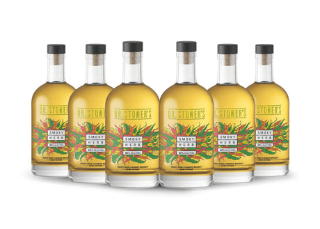 [BUY] Dr. Stoner's Smoky Herb Whiskey (6) Bottle Bundle at CaskCartel.com