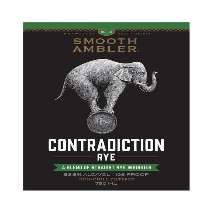 Smooth Ambler Contradiction Rye Whiskey