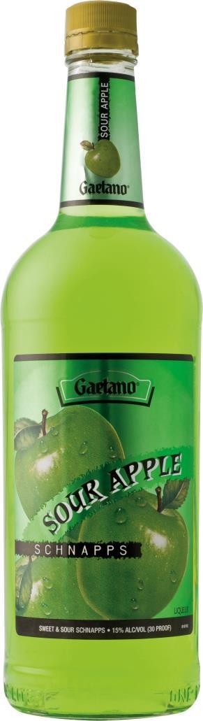 Gaetano Sour Apple Schnapps Liqueur 1L - CaskCartel.com