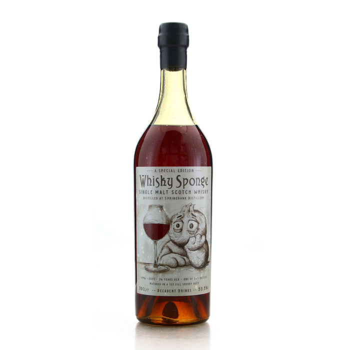 Springbank 26 Year Old 1996 Sponge Special Edition (Decadent Drinks) Scotch Whisky | 700ML