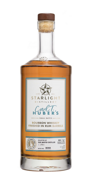 Huber's Starlight Distillery Bourbon Finished in Rum Barrels Whiskey at CaskCartel.com