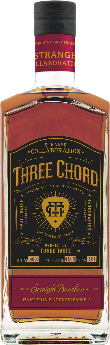 Three Chord Strange Collaboration Bourbon Finished In Pinot Noir Barrels Whiskey at CaskCartel.com