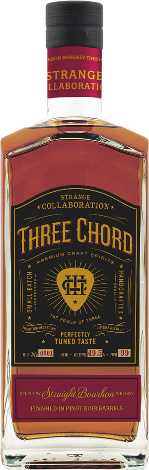 Three Chord Strange Collaboration Bourbon Finished In Pinot Noir Barrels Whiskey at CaskCartel.com