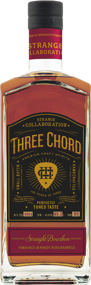 Three Chord Strange Collaboration Bourbon Finished In Pinot Noir Barrels Whiskey