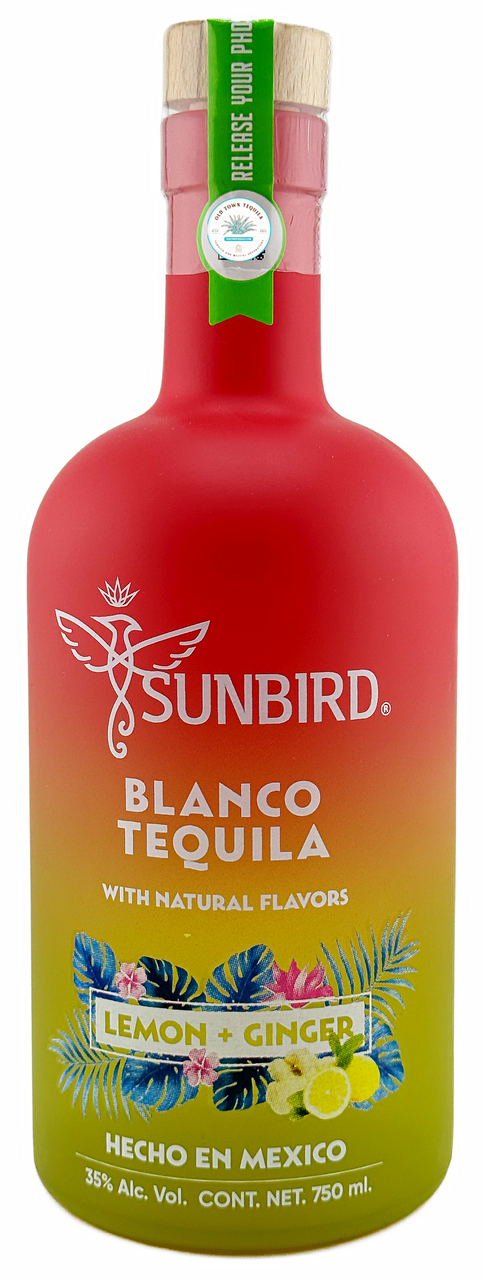 Sunbird Blanco Infused with Lemon+Ginger Flavor Tequila