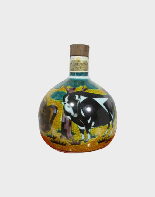 Suntory Ceramic Bottle – Yoshidaya Bull Whisky | 600ML at CaskCartel.com