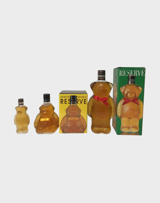 Suntory Reserve Bear & Gorilla Whisky Set (3) | Bear600ml Gorilla 300ml Bear 80ml