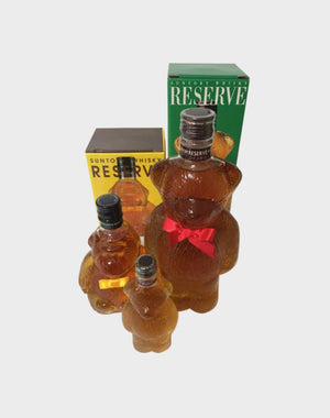 Suntory Reserve Bear & Gorilla Whisky Set | Bear600ml Gorilla 300ml Bear 80ml at CaskCartel.com