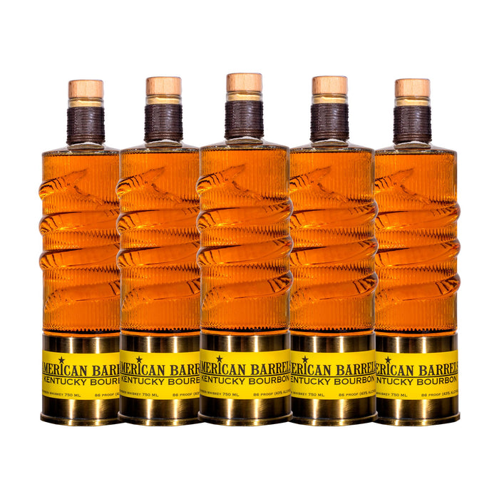 American Barrels Bourbon Whiskey | (5) Bottle Bundle **Drink One/Collect Four**