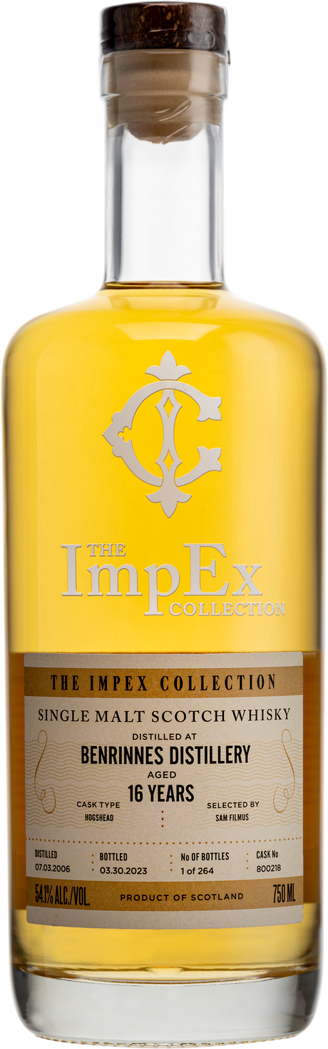 The Impex Collection Benrinnes 16 Year Old Hogshead # 800218 Speyside Single Malt 2006 Scotch Whisky at CaskCartel.com
