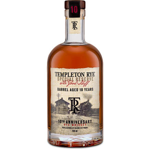 Templeton Rye 'The Good Stuff' Special Reserve Tenth Anniversary 10 Year Old Rye Whiskey - CaskCartel.com