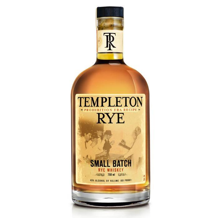 Templeton Rye Small Batch Rye Whiskey