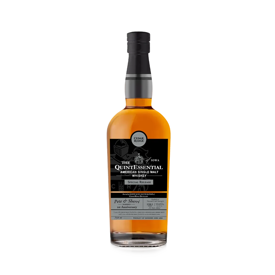 Cedar Ridge The QuintEssential American Single Malt Pete & Sherry Limited Release Whiskey at CaskCartel.com