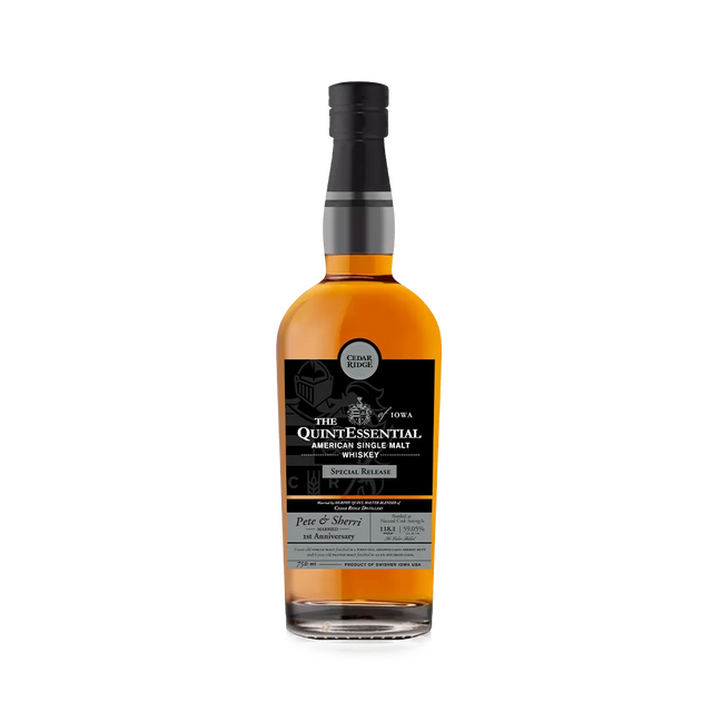 Cedar Ridge The QuintEssential American Single Malt Pete & Sherry Limited Release Whiskey at CaskCartel.com