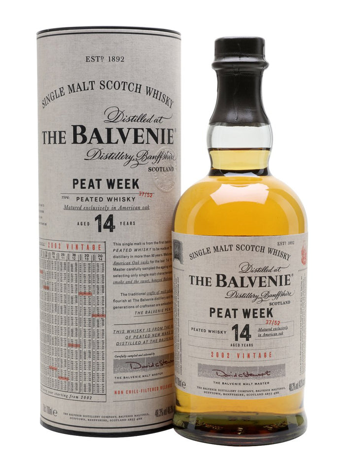 The Balvenie 14 Year Old Peated Peat Week Single Malt Scotch Whisky
