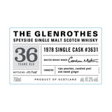 The Glenrothes 36 Year Old 1978 Single Cask #3631 Whiskey  at CaskCartel.com 2