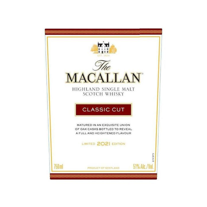 The Macallan Classic Cut Limited 2021 Edition Highland Single Malt Scotch Whiskey