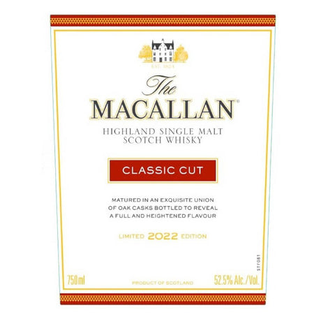 The Macallan Classic Cut 2022 Limited Release Whiskey  at CaskCartel.com 2