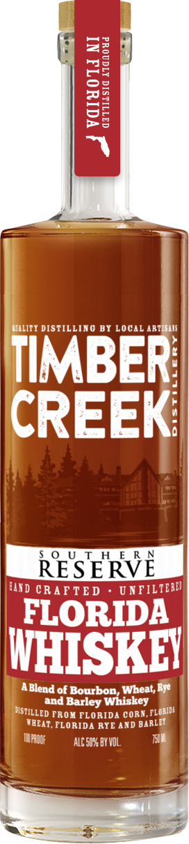 Timber Creek Distilling Reserve Florida Bourbon Whiskey