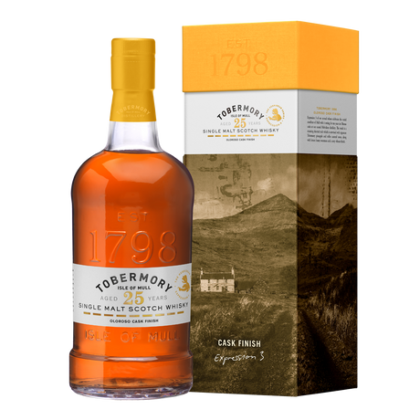 Tobermory 25-letni Oloroso Cask Finish Scotch Whisky | 700ML at CaskCartel.com