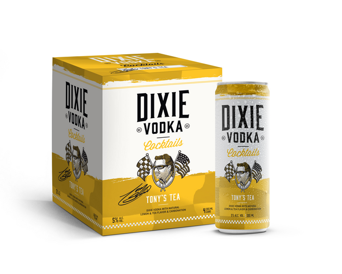 Dixie Vodka Cocktails | Tony's Tea (4) Pack Cans