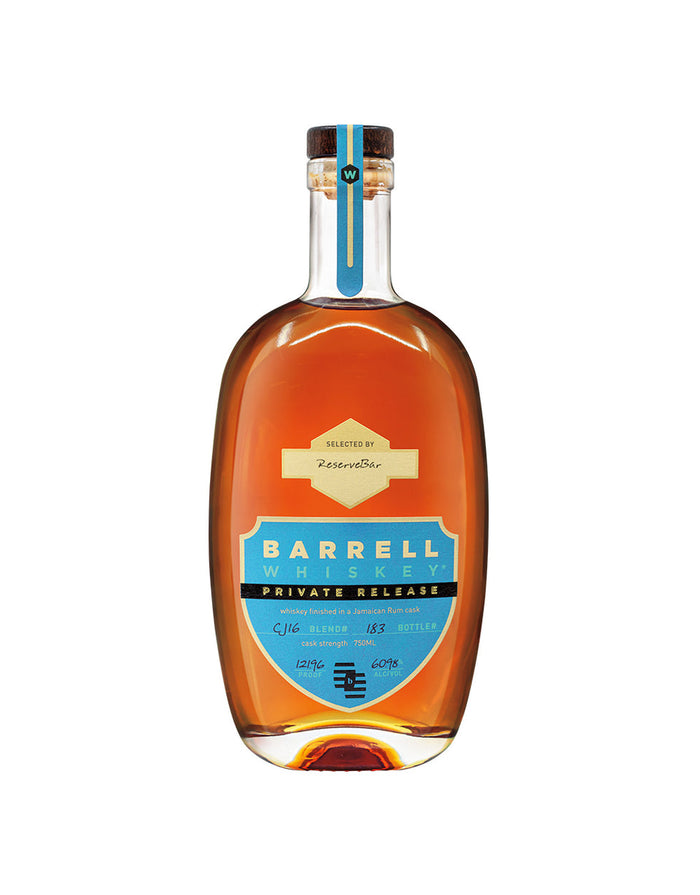 Barrell Private Release CJ16 Jamaican Rum Finish Whiskey