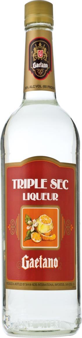 Gaetano Triple Sec Liqueur 1L