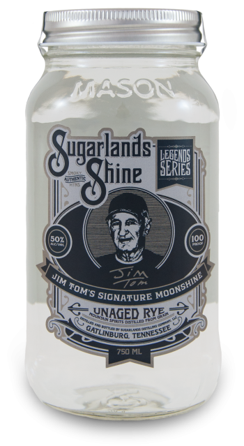 Sugarlands Shine Jim Tom’s Unaged Rye Moonshine - CaskCartel.com