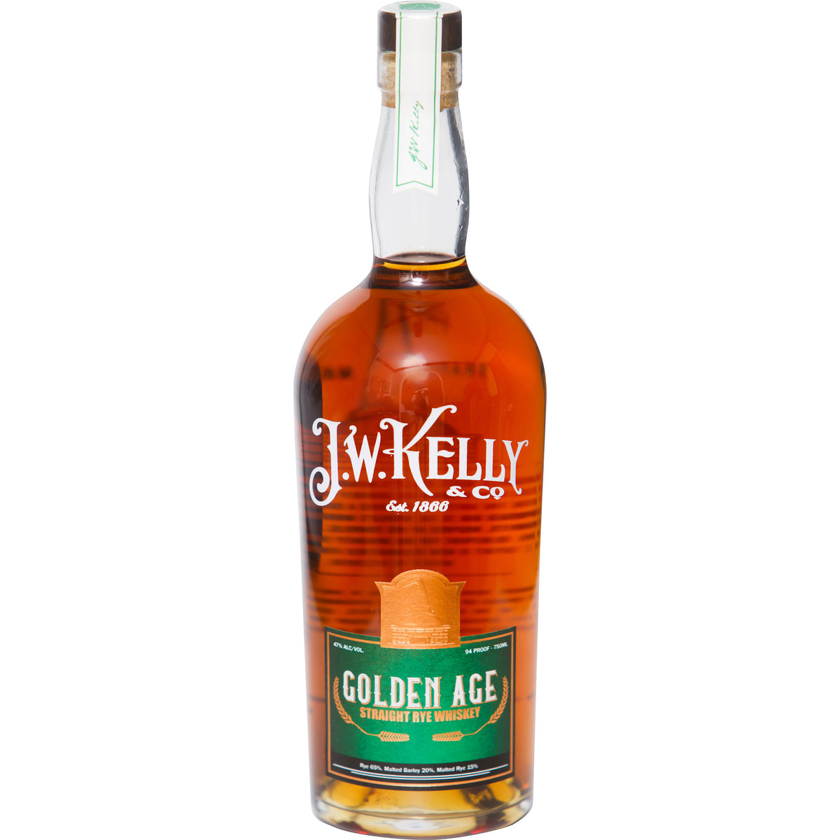 J.W Kelly and CO Golden Age Rye Whiskey at CaskCartel.com