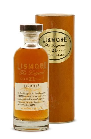 Lismore 21 Year Old Single Malt Scotch Whisky