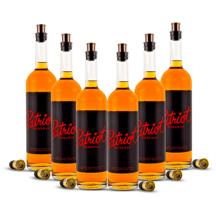 American Barrels | Patriot Reserve Kentucky Bourbon Whiskey  (6) BOTTLE BUNDLE **DRINK ONE/COLLECT FIVE**