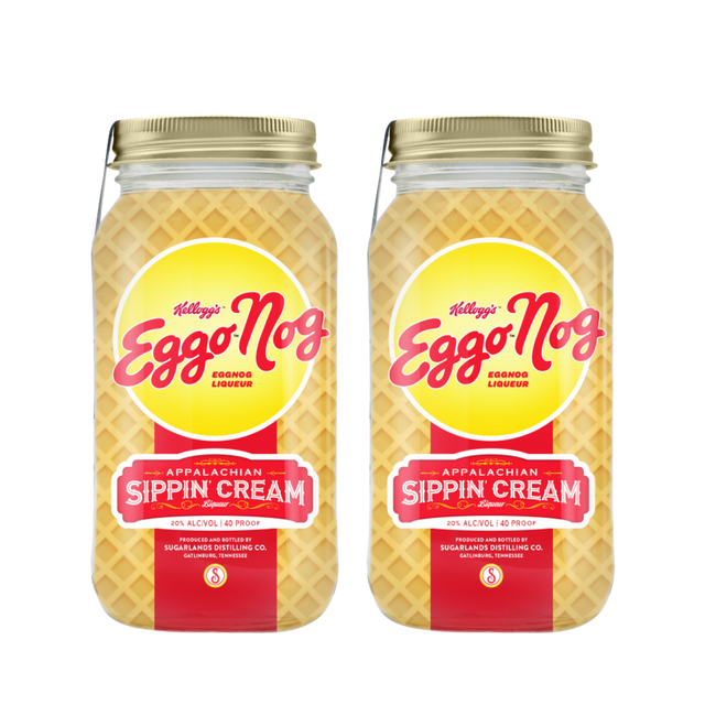 Sugarlands Shine | Eggo Nog Sippin’ Cream | Limited Edition 2022 | (2) Bottle Bundle at CaskCartel.com