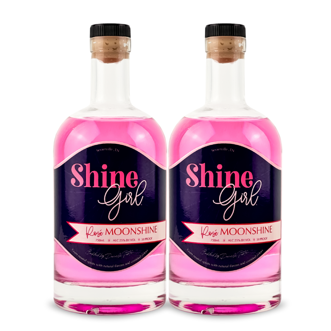 Shine Girl Moonshine | Rosé Velvet Moonshine (2) Bottle Bundle at CaskCartel.com