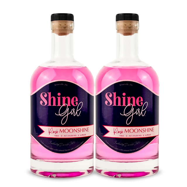 Shine Girl Moonshine | Rosé Velvet Moonshine (2) Bottle Bundle at CaskCartel.com