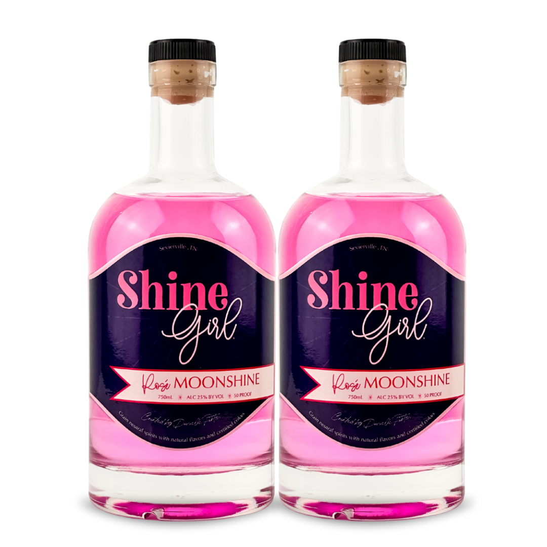BUY] Shine Girl Moonshine  Rosé Velvet Moonshine (2) Bottle Bundle at