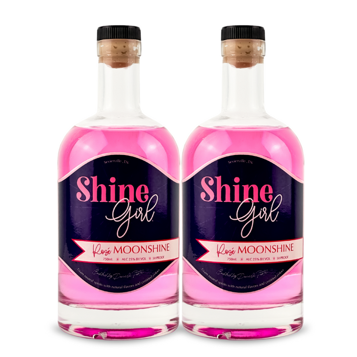 Shine Girl Moonshine | Rosé Velvet Moonshine (2) Bottle Bundle