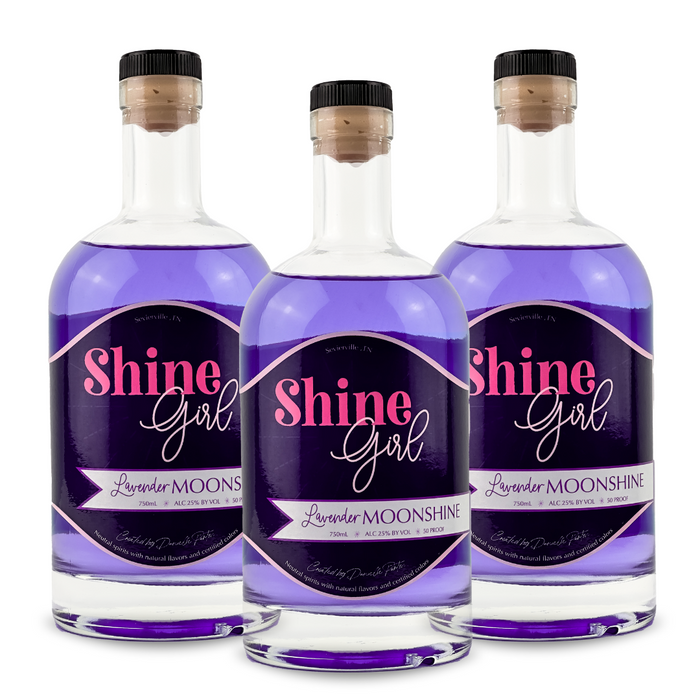 Shine Girl Moonshine | Lavender Moonshine (3) Bottle Bundle
