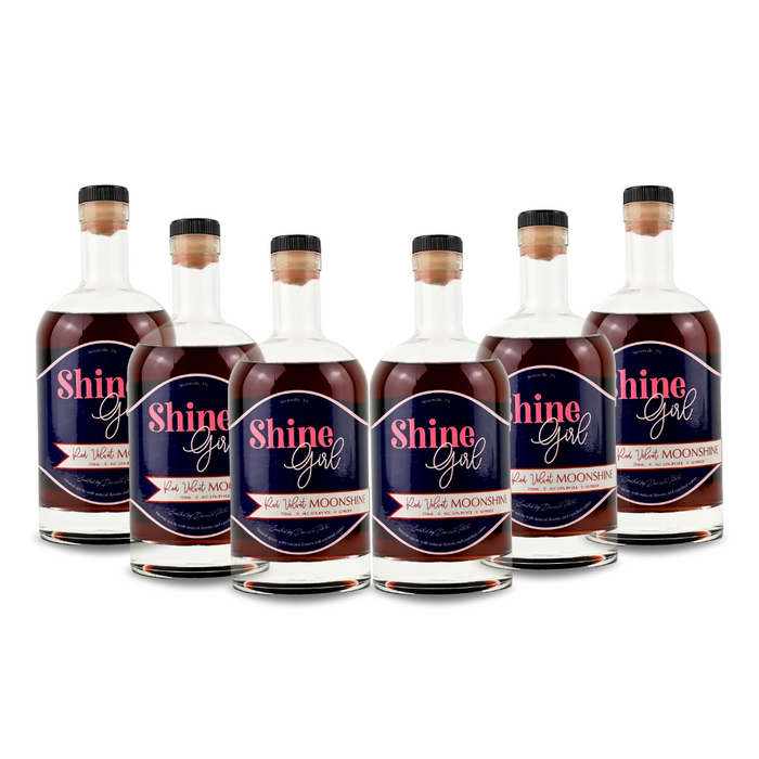 Shine Girl Moonshine | Red Velvet Moonshine (6) Bottle Bundle