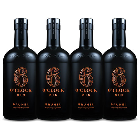 6 O'Clock Brunel Edition Gin (4) Bottle Bundle at CaskCartel.com