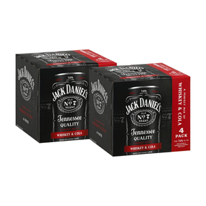 Jack Daniel's Crafted Cocktails | Whiskey & Cola | (2) Pack Bundle at CaskCartel.com