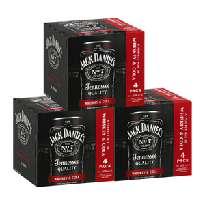 Jack Daniel's Crafted Cocktails | Whiskey & Cola | (3) Pack Bundle at CaskCartel.com
