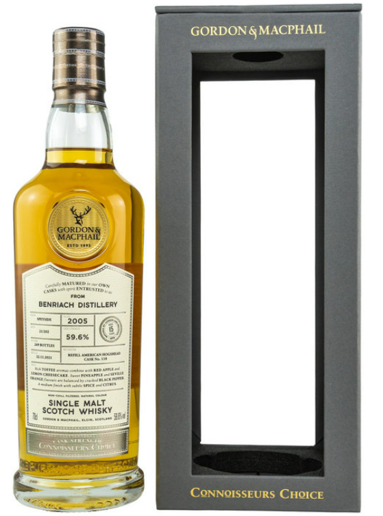 Benriach 15 Year Old (D.2005, B.2021) Connoisseurs Choice Scotch Whisky | 700ML at CaskCartel.com